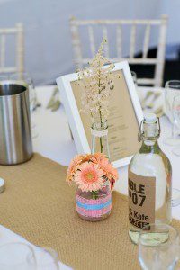 rustic wedding table decor