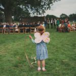 folk festival wedding butterfly