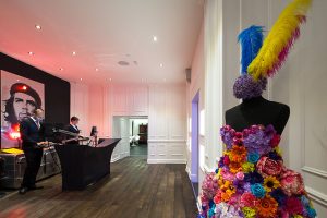 two hotels art installations Exhibitionist