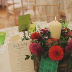 folk festival wedding menu