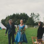 folk festival wedding dress