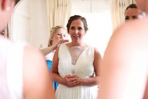 rustic wedding bride