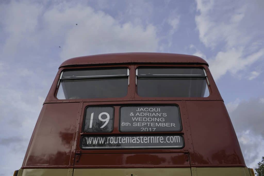 Jacqui & Adrian urban wedding Hoxton london bus