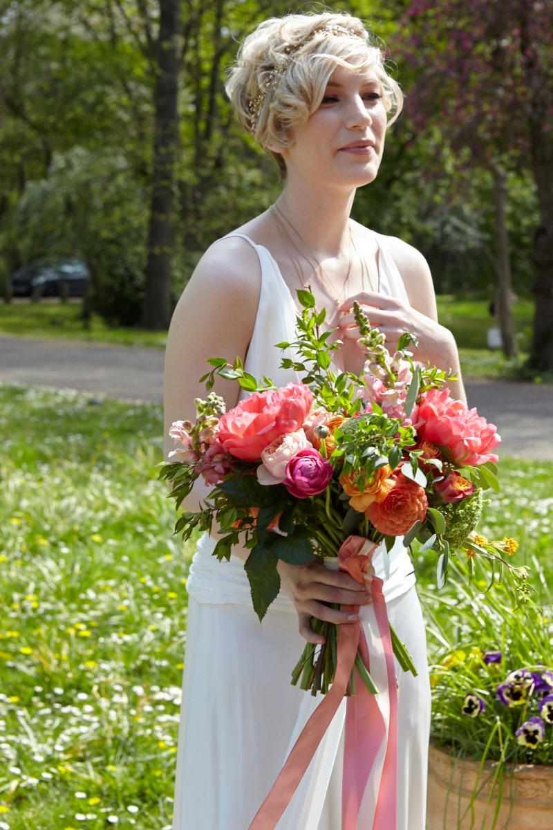 Myrtle & Smith peony bridal bouquet