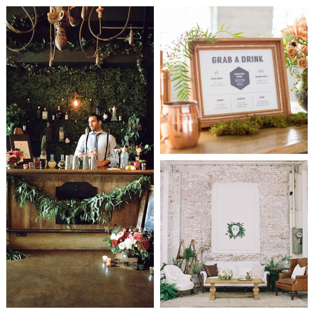 wedding details custom bar ideas