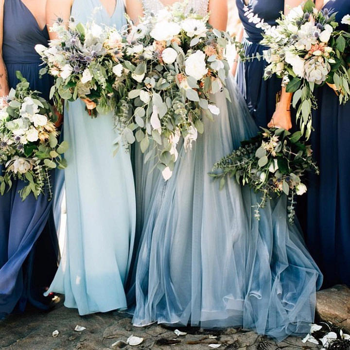 Midnight blue bridal options