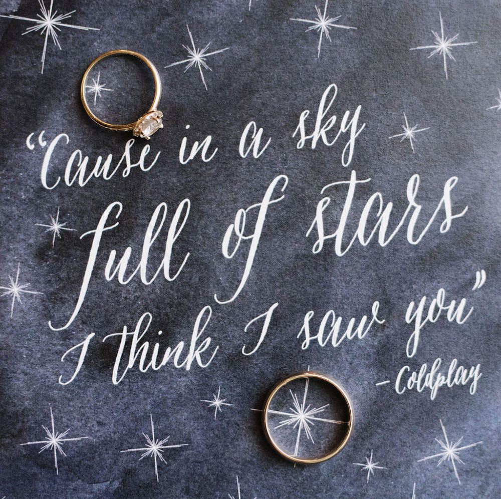 celestial wedding ideas slogans