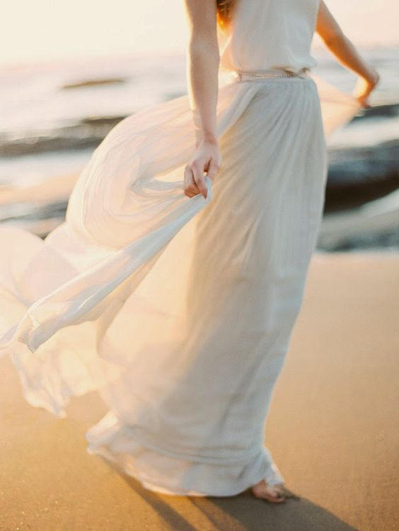 Bridal Separates Grecian skirt