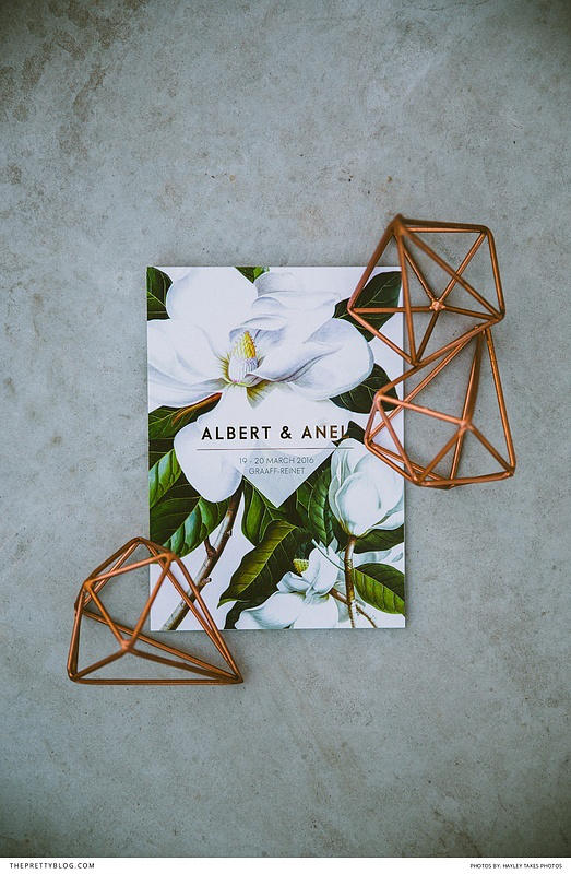 Greenhouse wedding invitation idea