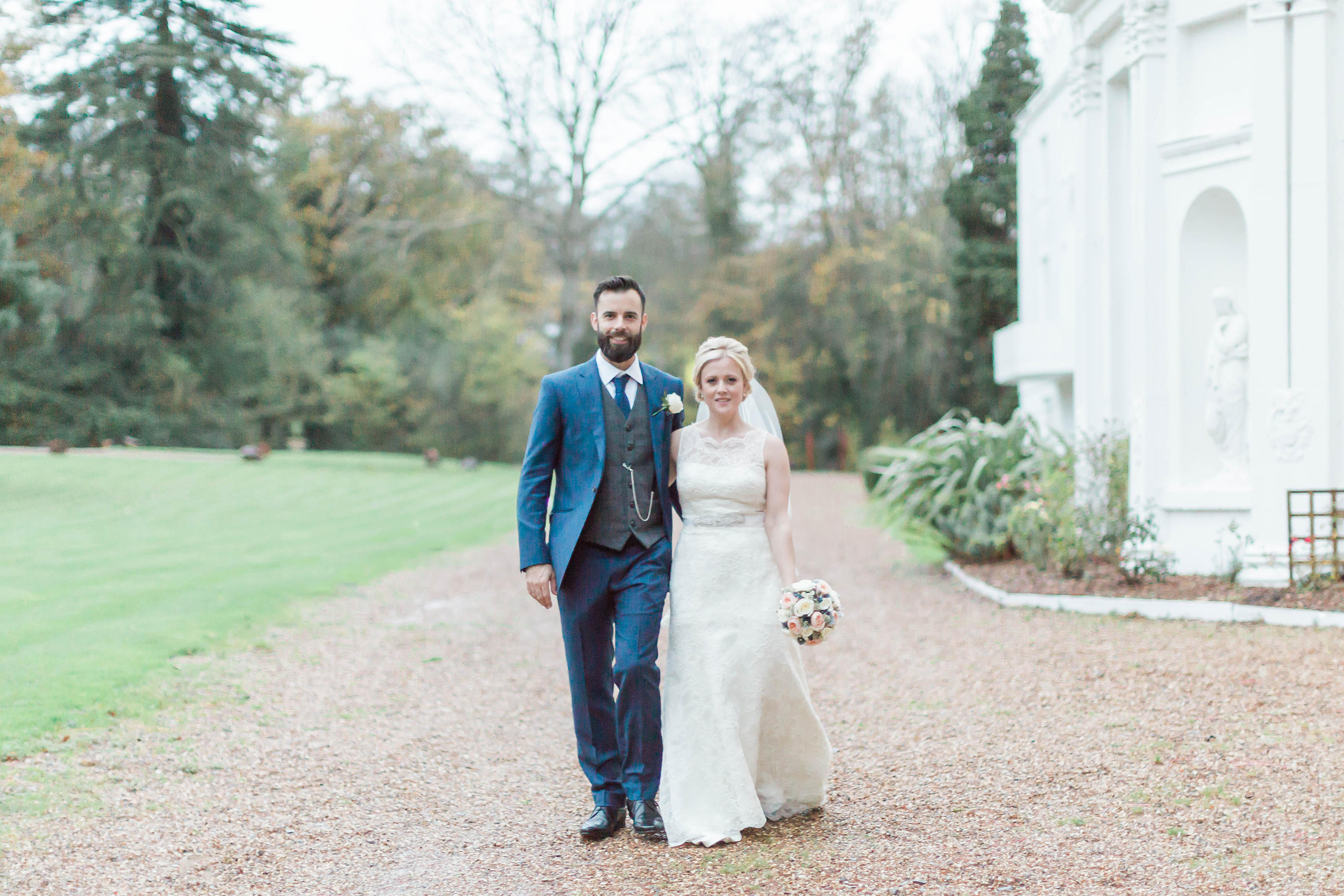 camera confidence bride and groom