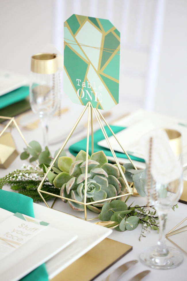 wedding trends geometric