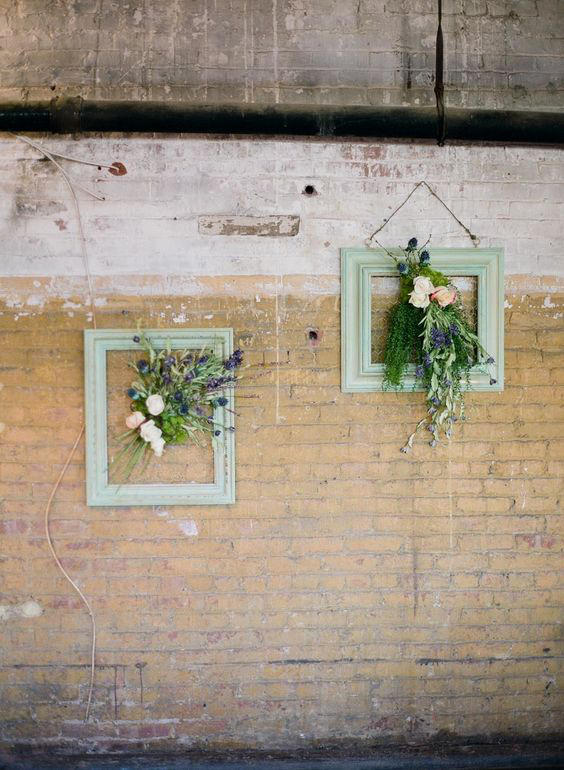 frames for a warehouse wedding