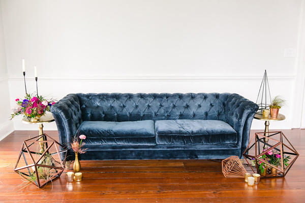 Wedding Lounge Rea Velvet Sofa