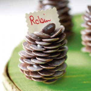 Favour - Chocolate Pine Cone Placeholder by Sweet Trees