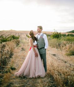 Bridal Separates full pink skirt