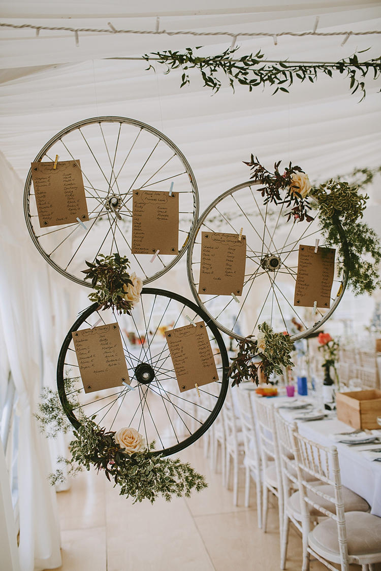 wedding seating plan cycle wheels