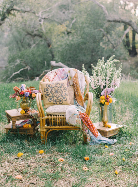 Urban Boho Wedding styling suggestion