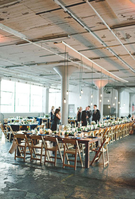 Edgy Lighting Ideas for Your Wedding Long Tables