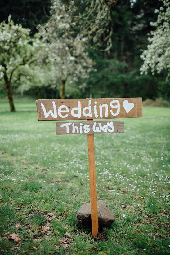 Winter Wedding Sign