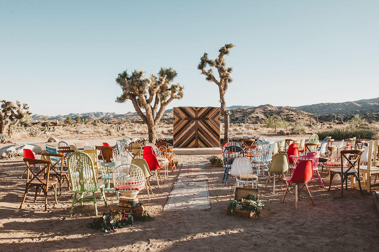 Coachella Festival Wedding seating suggestion
