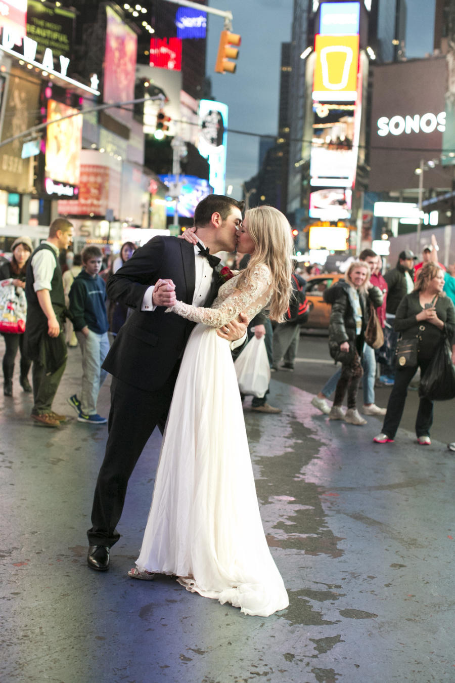 Urban Wedding Street Scene