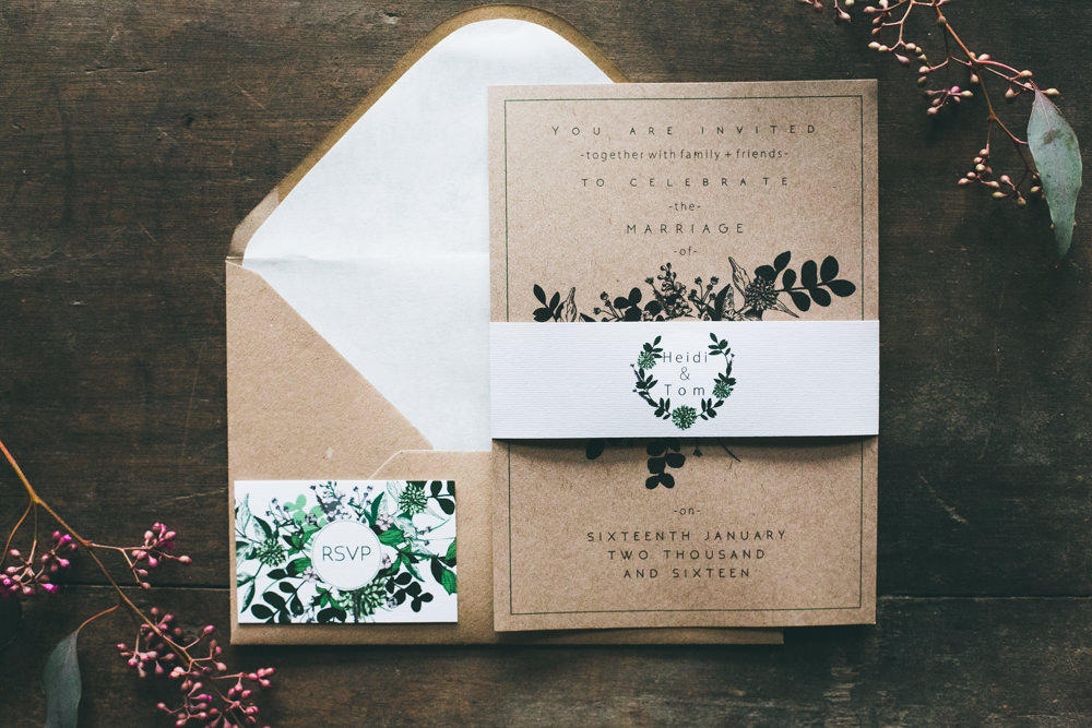 Winter Wedding Stationery