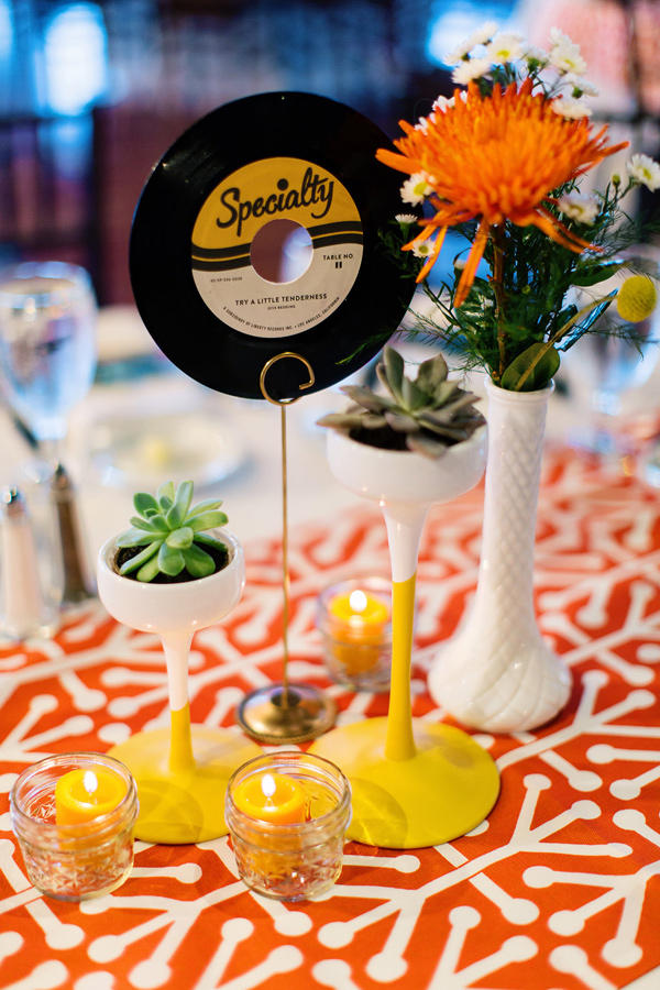 Retro Wedding Theme Meets Urban Wedding Venue