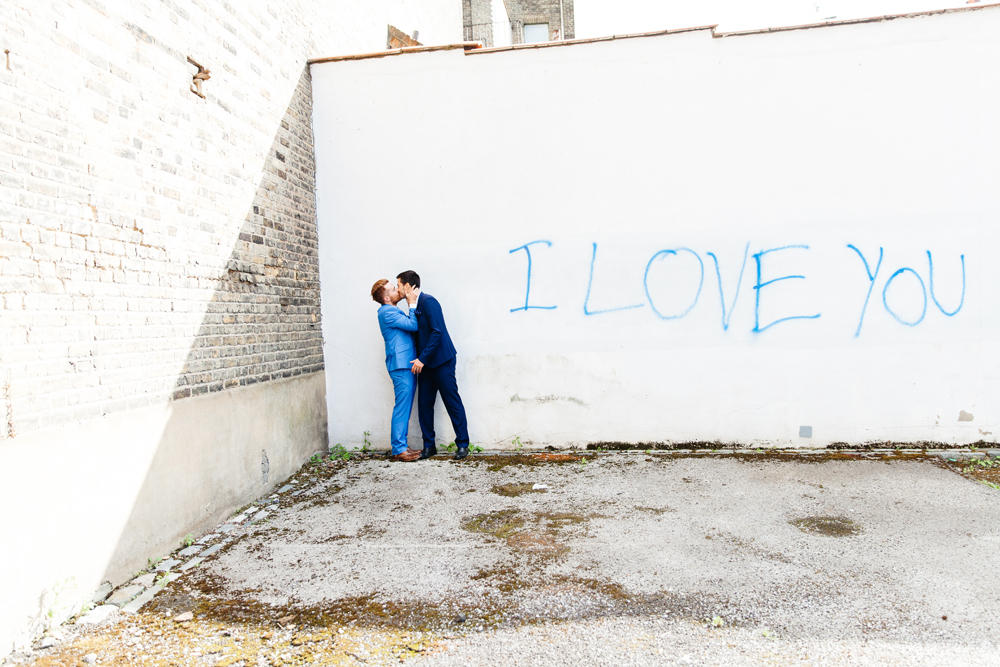 Blue wedding suits