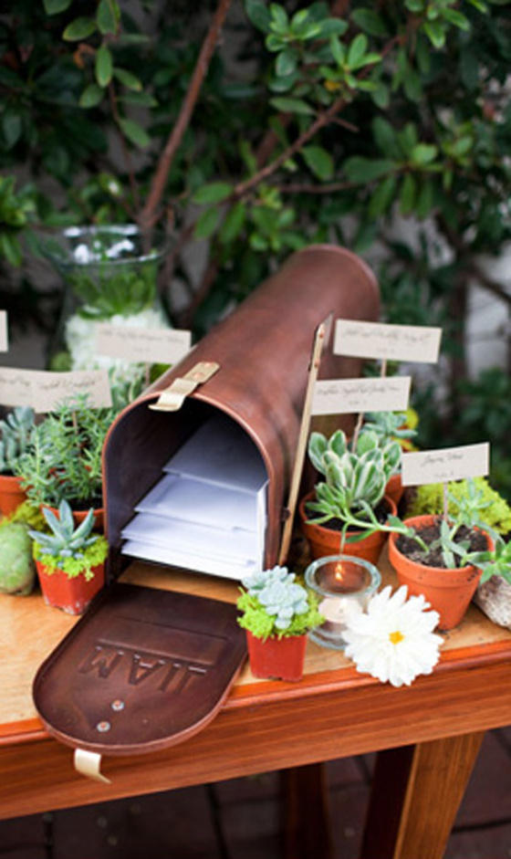 wedding succulents table display styling