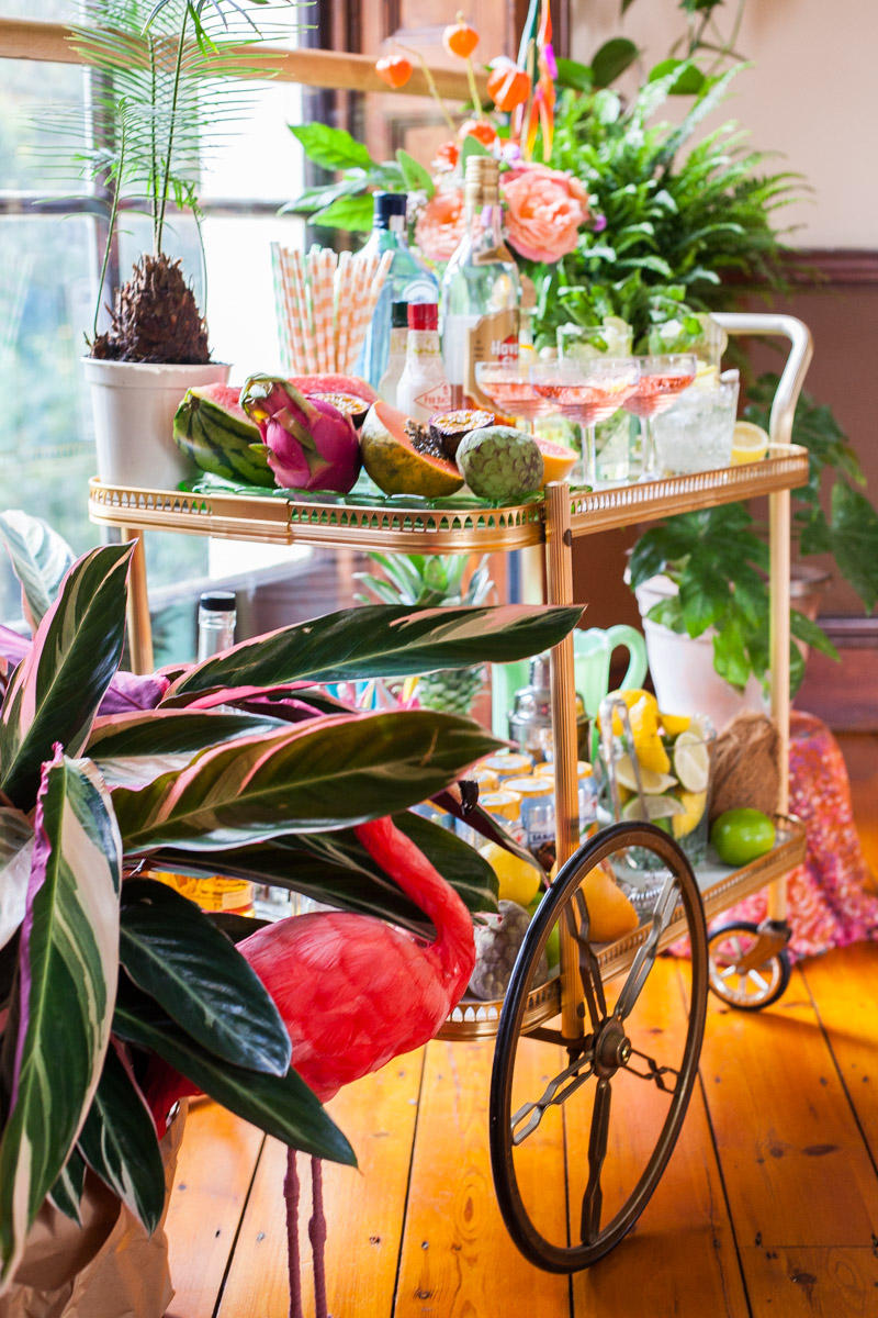 carnival wedding cart