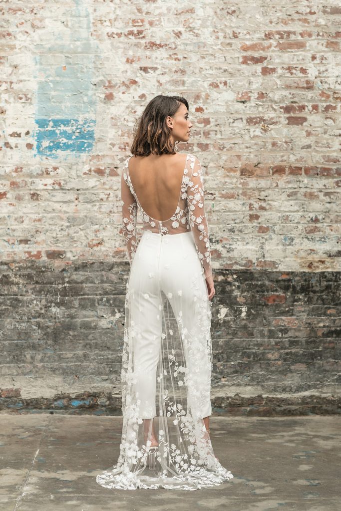 Luxury wedding, modern wedding, jumpsuit