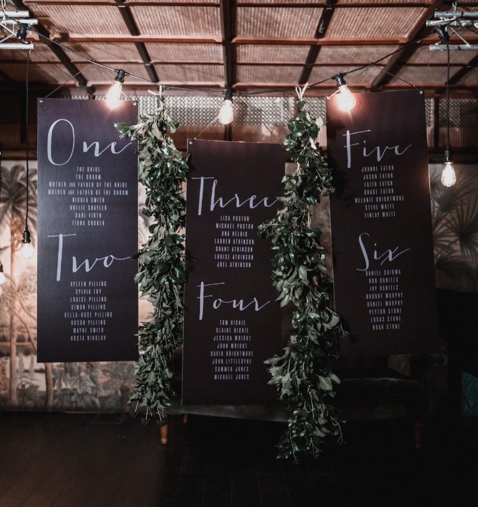 Table plan inspiration